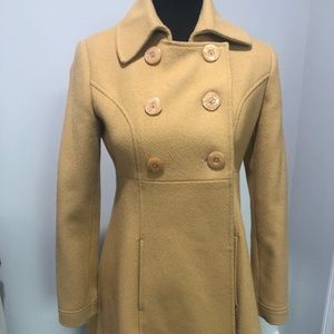 Wool camel coat